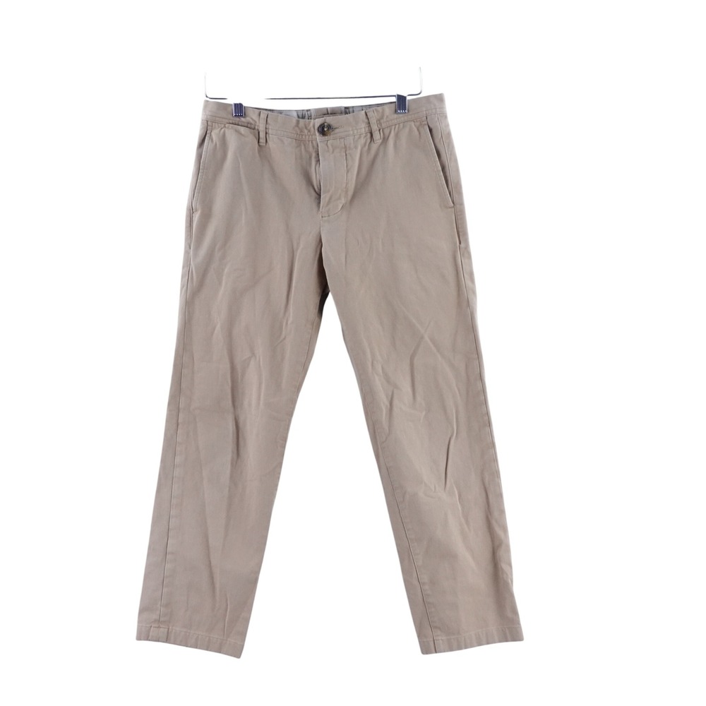 Proper Cloth Bleecker Khaki Cotton Stretch Twill Chino Pants Mens 31x28